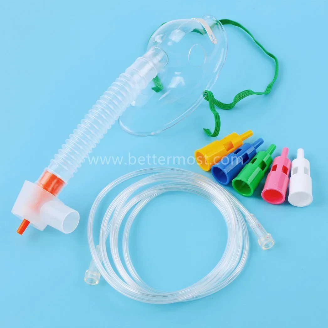 Bm&reg; Disposable High Quality Medical PVC Adjustable Oxygen Venturi Mask Size S/M/L/XL