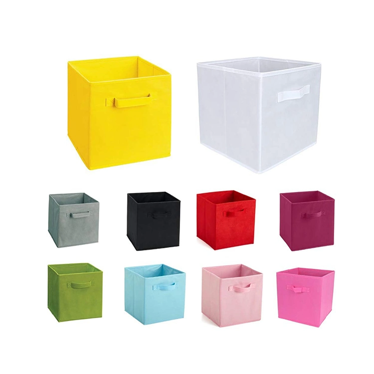 Wholesale/Supplier Custom Size Home Foldable Square Non Woven Storage Box