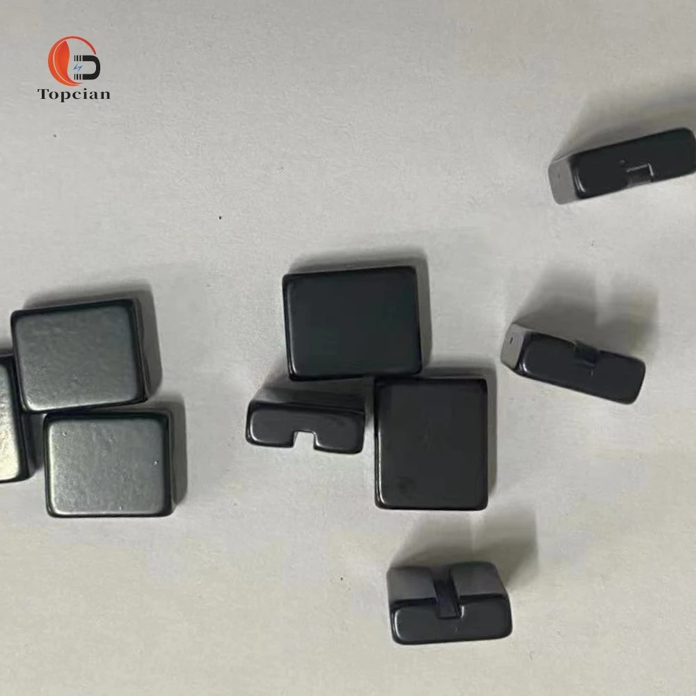 Customized Black Epoxy Resin NdFeB Barrel-Plated Epoxy Magnetic Steel Magnetic Material