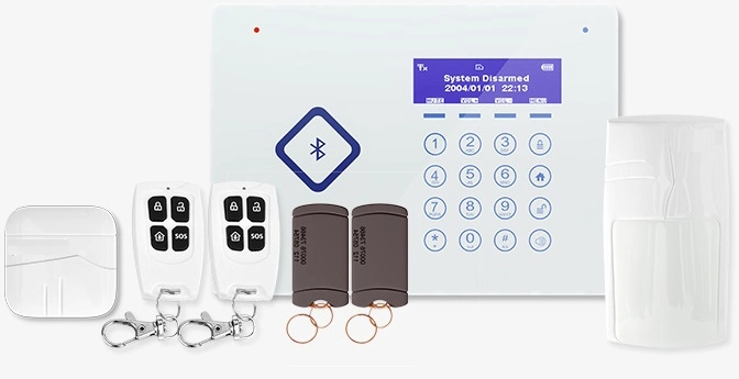 Новая система сигнализации GSM сенсорной клавиатуры с ЖК-дисплеем (ES-G66B)