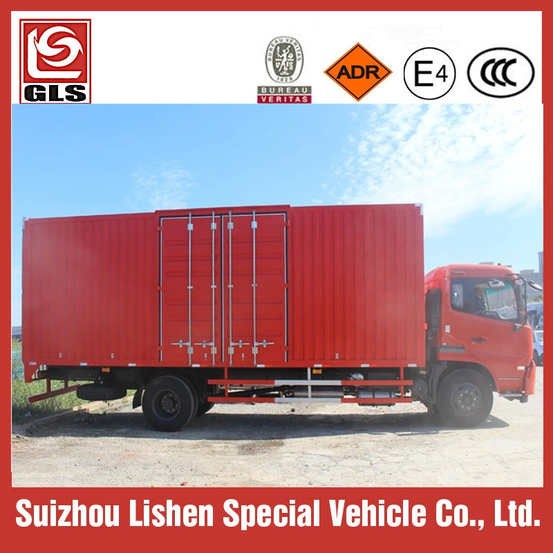 15-20tons Dongfeng Van Cargo Box Lorry Truck/Dry Cargo Box Truck Van for Sale