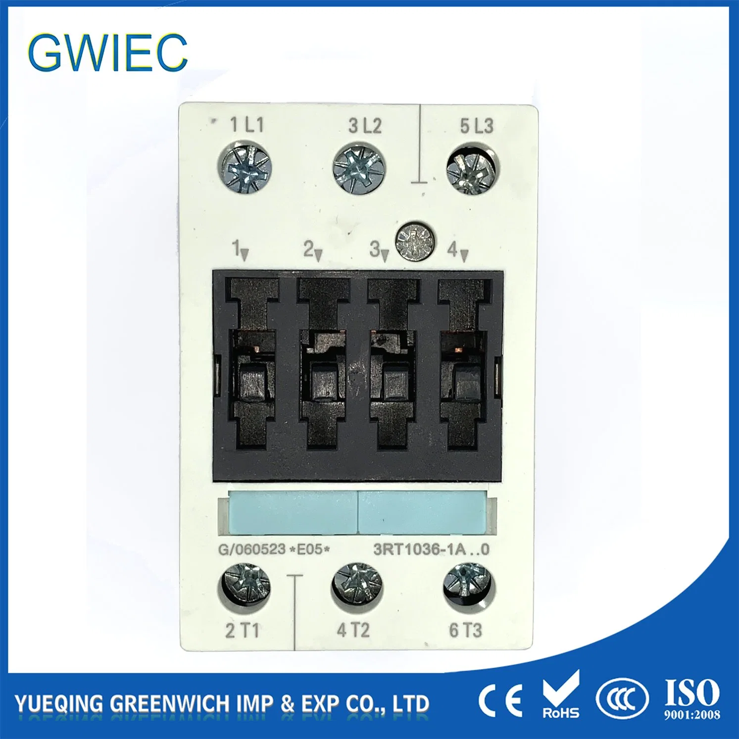 IEC947, VDE0660, GB14048 A1 A2 démarreur de moteur Chine 3TF contacteur 3rt-1016