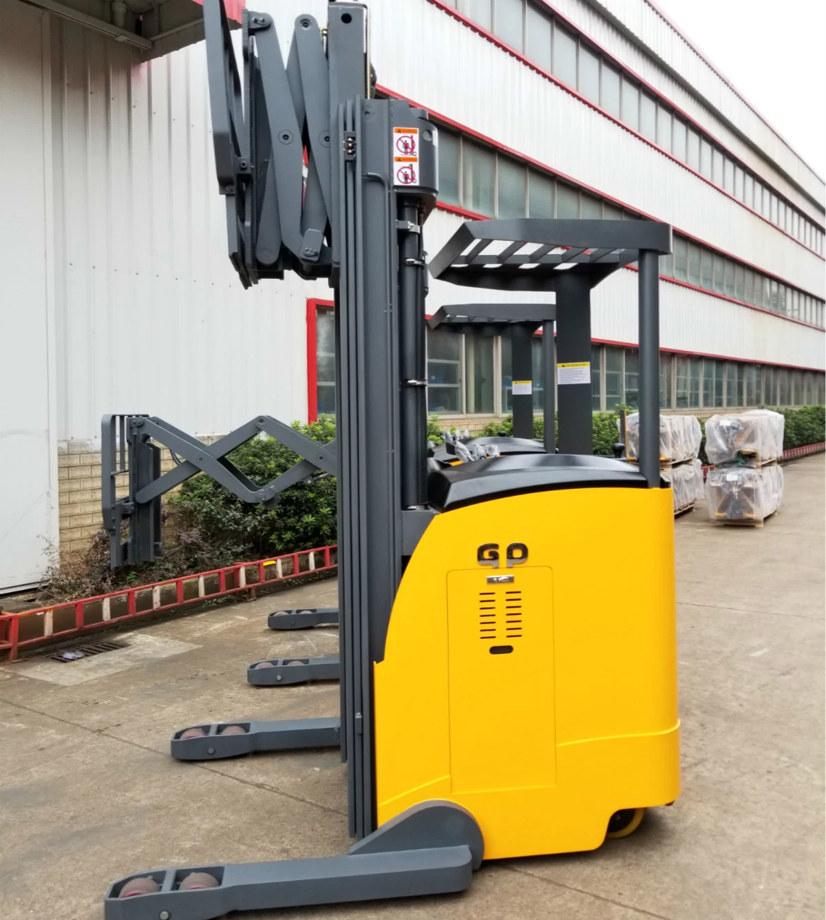 Warehouse Equipment 1 Ton Electric Stand on Reach Truck with 3m Lifting Height