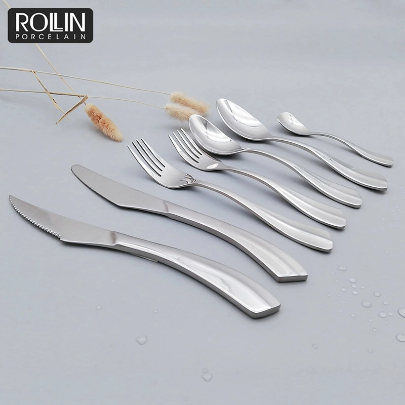 Brilliant Silver 18/10 Stainless Steel Cutlery, Wedding/Restaurant /Fork Spoon /Flatware/Set