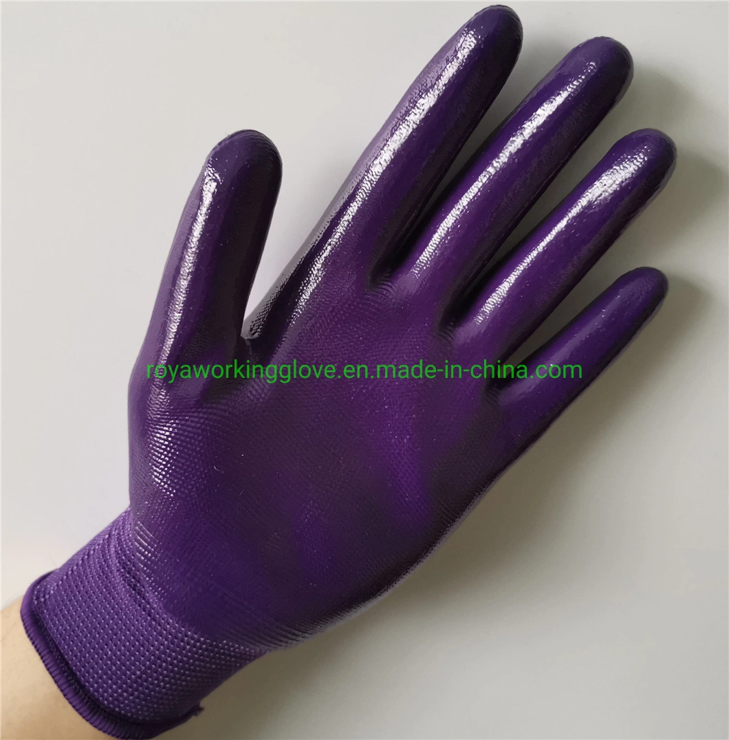 De Mano Industrial de nitrilo guantes de seguridad laboral / Guantes de trabajo Guantes de trabajo/Industrial/Construcción Guantes de trabajo