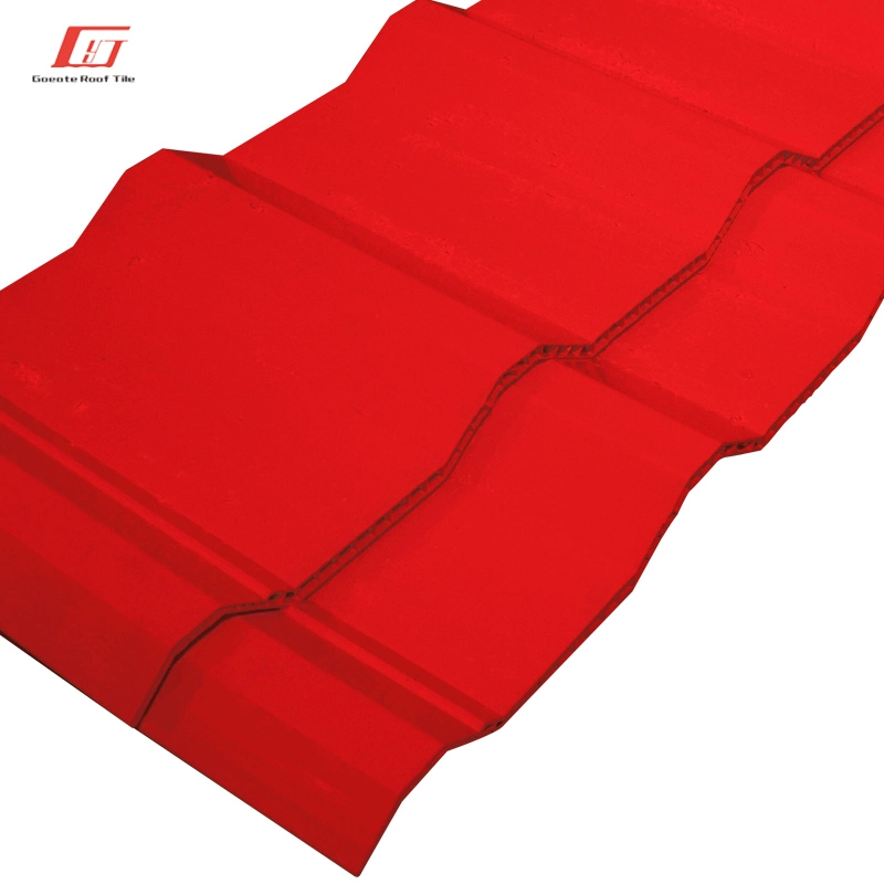 Heat Insulation 10mm Roofing Materials Multi-Layer White PVC Roof Tile/Sheet