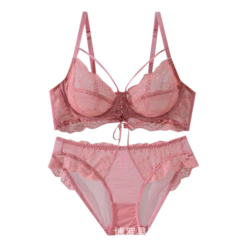 Sujetador Sensured Light Lace para mujer transparente Conjunto lencería