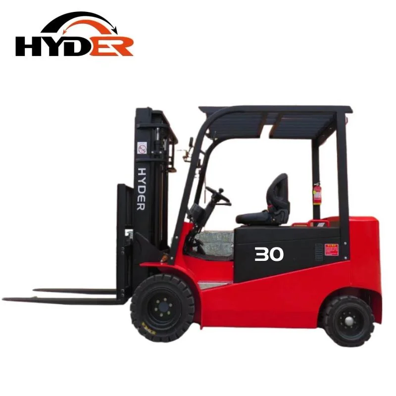 Warehouse Logistics Equipment Hyder 3t 3m/4m/5m/6m Industrial Vehicles Electric Forklift for Sale