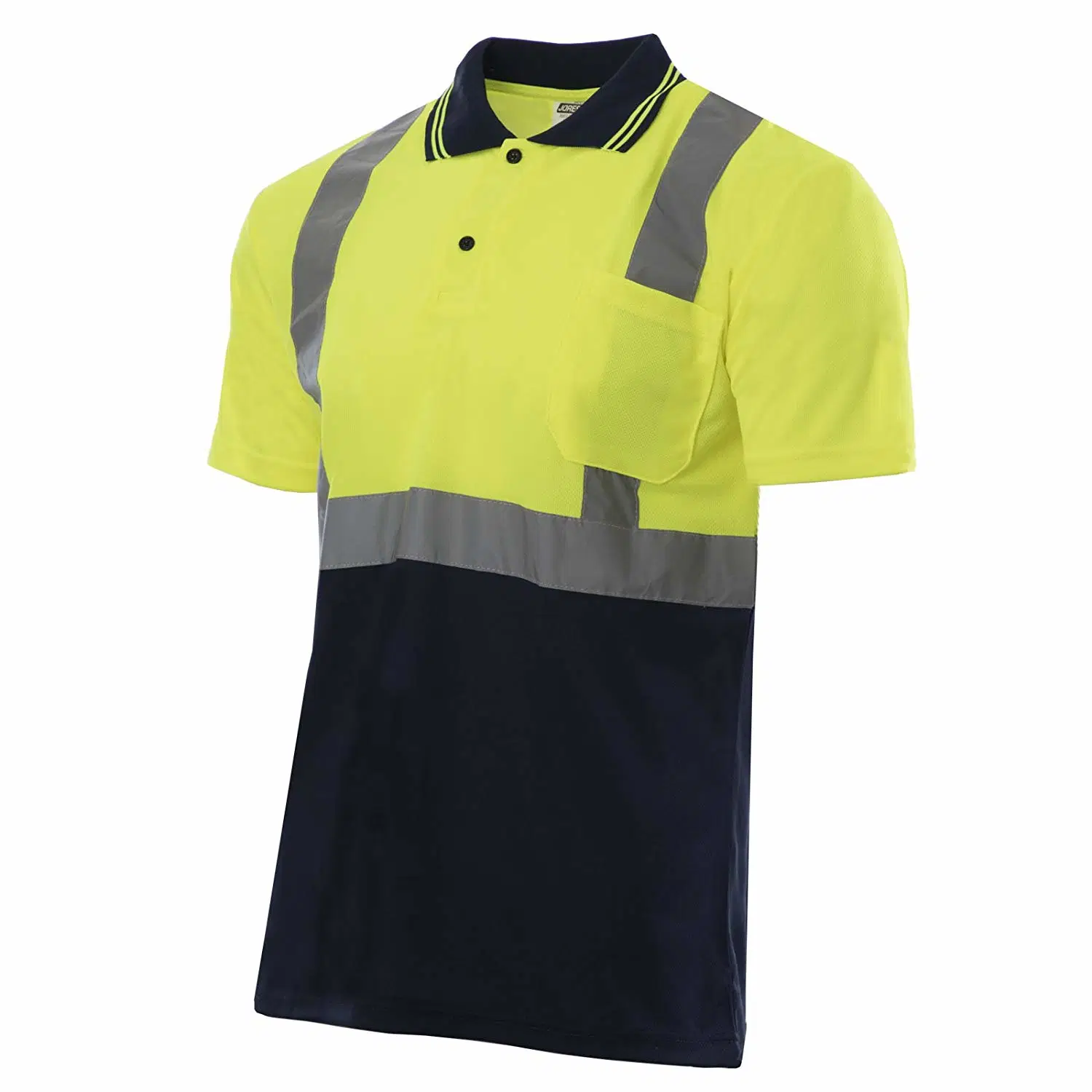 La seguridad del tráfico Hi Vis POLO MANGA CORTA Workware reflectante de seguridad