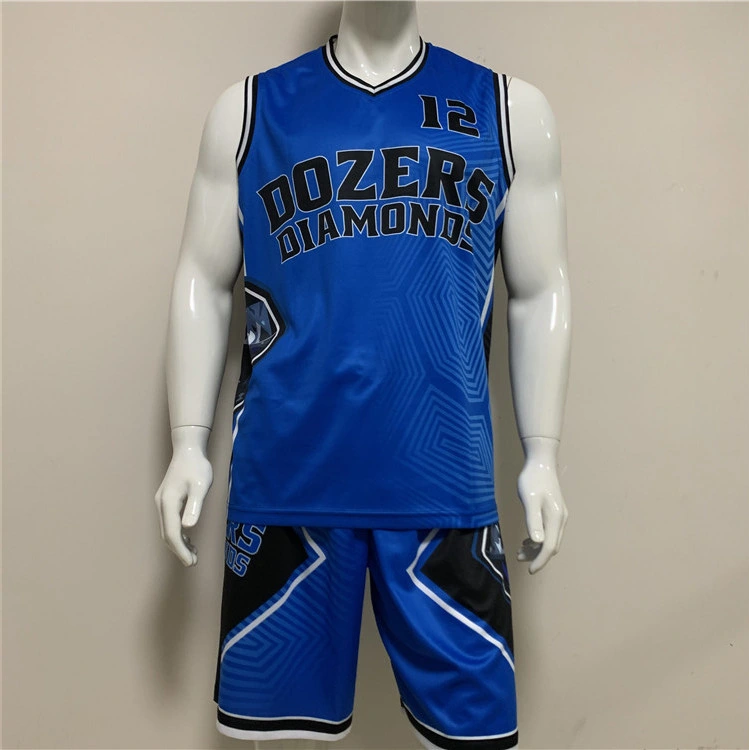 Equipamento de basquetebol OEM Service Custom Sublimation Jersey para homem