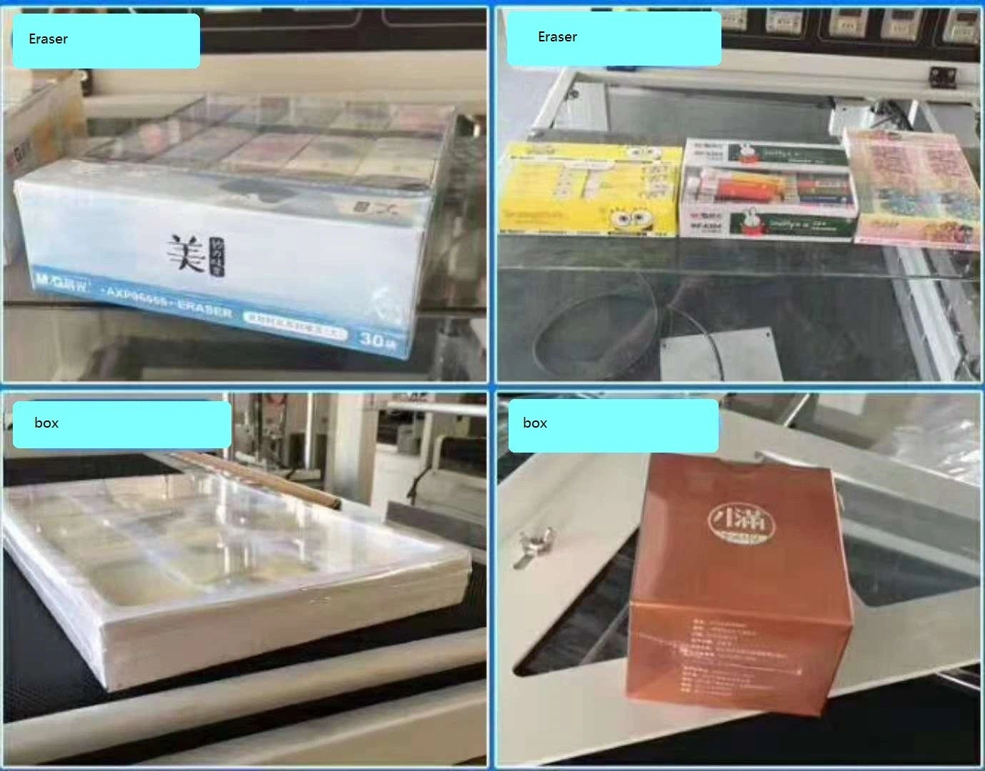 Automatic POF PVC PP PE Film Box Case Carton Heat L Bar Sealer Sealing Shrink Warp Packing Machine