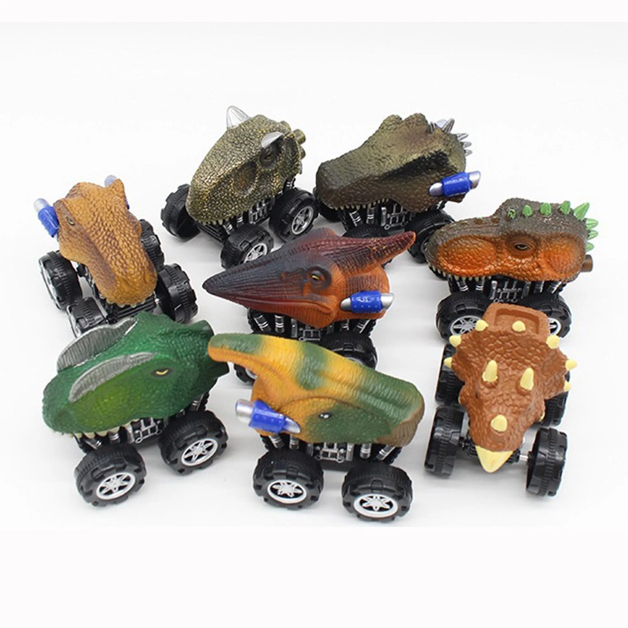 Pull Back 6 Pack Toddler up Dinosaur Games for Boys Birthday Gifts for Kids Dinosaur Car Toys