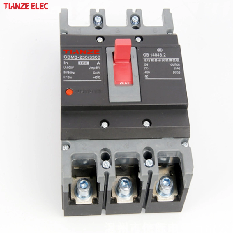 Cm3-400/3300 400A Series Safe MCCB 3p 400A Motor Protection Low Voltage Electric AC DC Molded Case Circuit Breaker