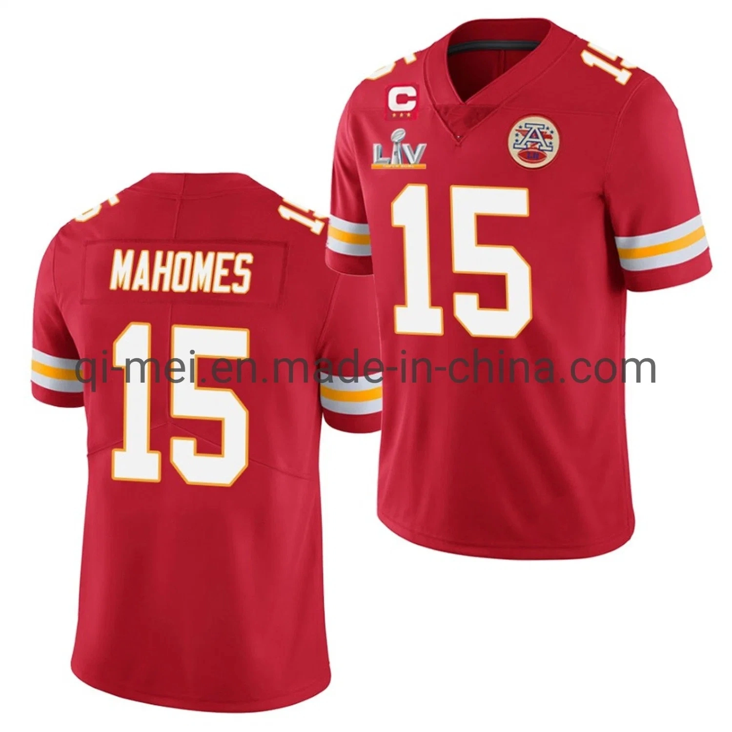 2021 Super Bowl LV Patrick Mahomes Chiefs alternativa de casa lejos Camisetas de fútbol