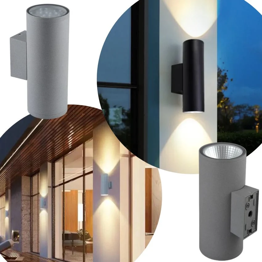 LED Outdoor Modern Garden Landscape Lighting up and Down Surface Mount Wall Light