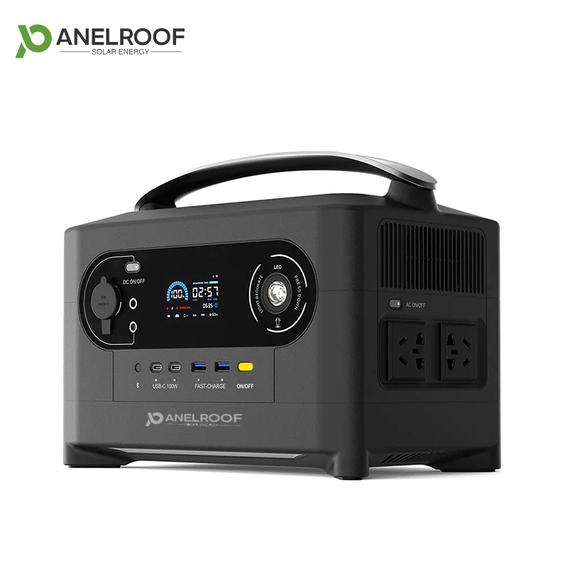 Fuente de alimentación Panelroof Piscina 700W 1000W 2400W de potencia portátil portátil USB de la estación de energía con la batería de litio generador solar