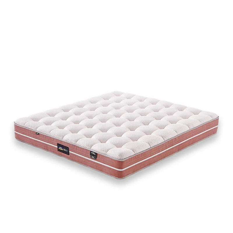 Haut de la classe de taille King Hypo-Allerge printemps Latex matelas de mousse à mémoire de massage orthopédique violet rose Matelas 200*200 dans une boîte