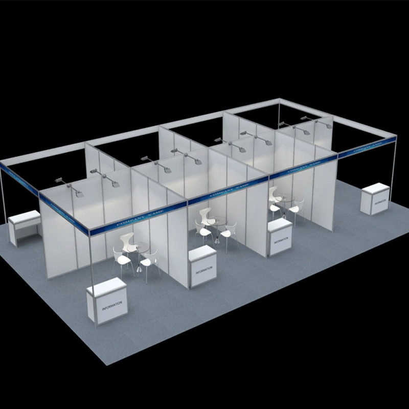 3X3m, 2X2m, 3X6m, Customized Exhibition Standard Trade Show Display Booth for Event