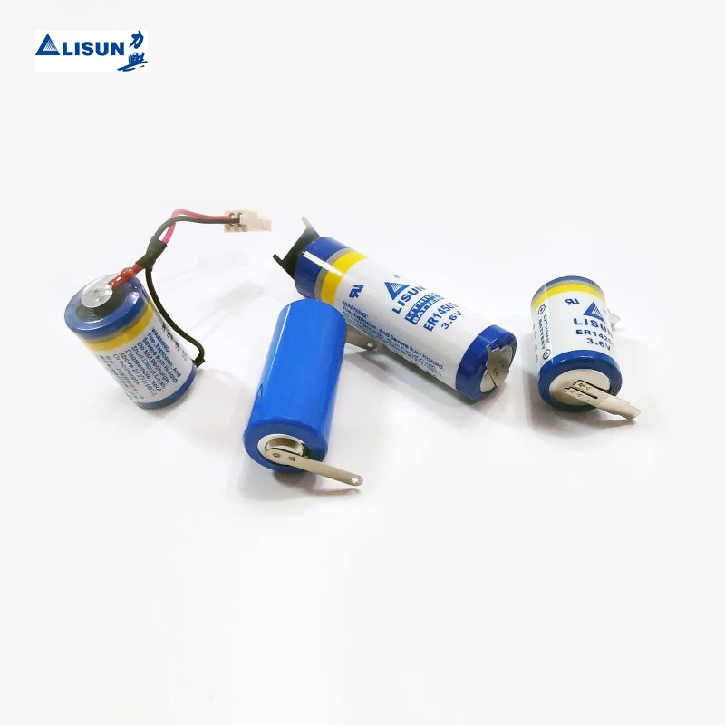 Er18505 2/3A 4000mAh High-Voltage 3.6V Lisun Li-Socl2 Non Rechargeable Cylindrical Battery Power Supply for Many Instument