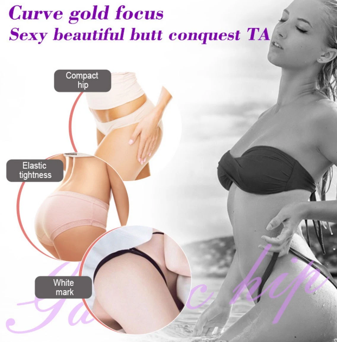 Private Label Free Sample Garlic Hip Enlargement Lifting Butt Enhancement Essential Oil