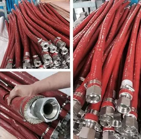 Hose Protection Hose Assembly Guard Silicone Glassfiber Fire Proof Insulation Fire Sleeve Kingdaflex