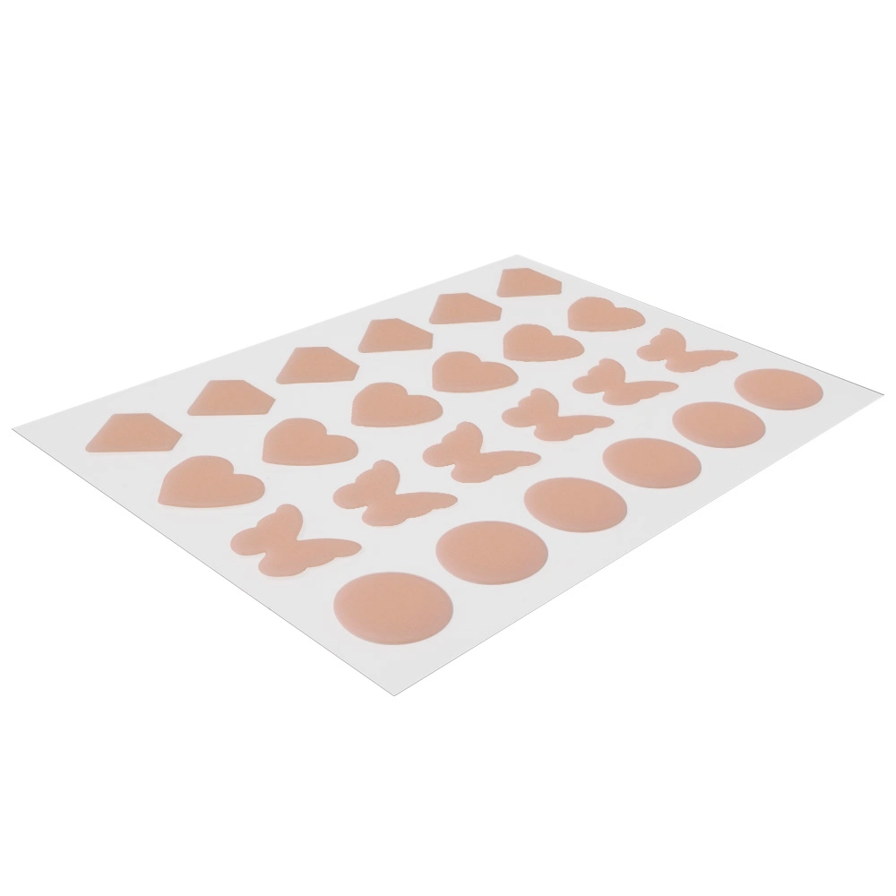 Chinese Manufacture Acne Cure Skin Care Hydrocolloid Acne Patch Beige Color for Pimple Healing 24dots/Sheet