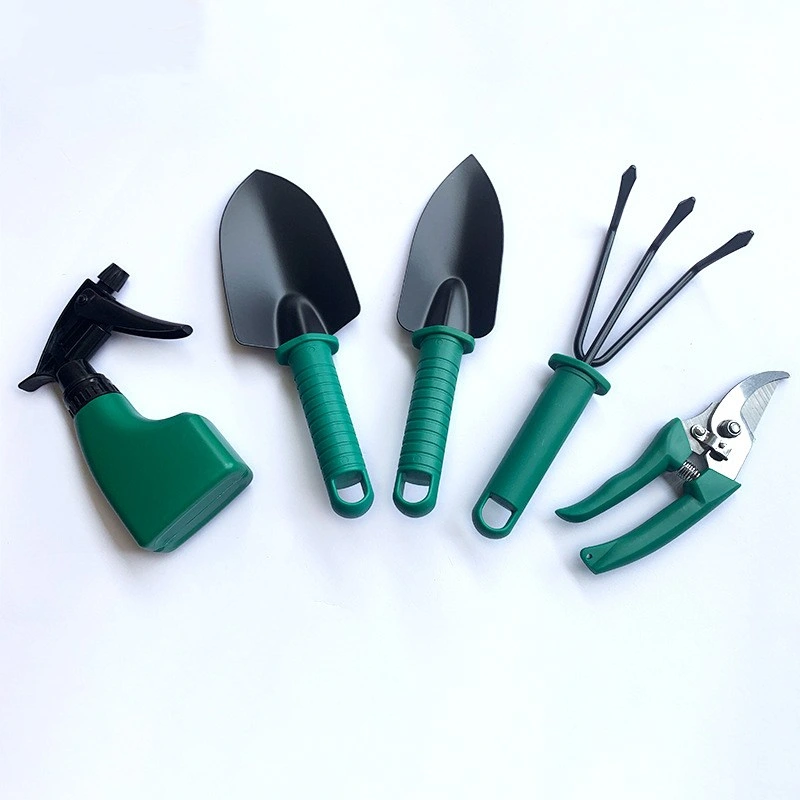 5 PC Green Good Looking poignée longue des outils de jardin défini