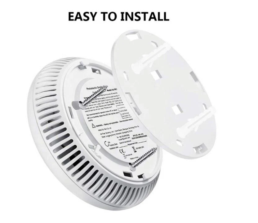 10 Years Long Life Wireless Smoke/Heat Detector for Smart Home