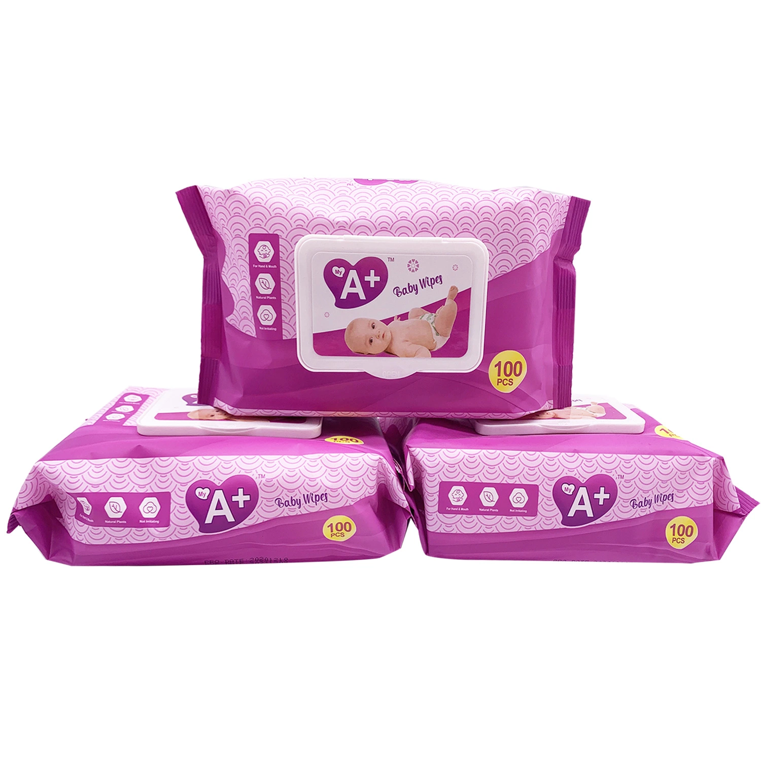 Custom Wet Wipes Factory Wholesale/Supplier Cheap Alcohol Free Wet Towel Disposable Cleaning Baby Wet Wipe