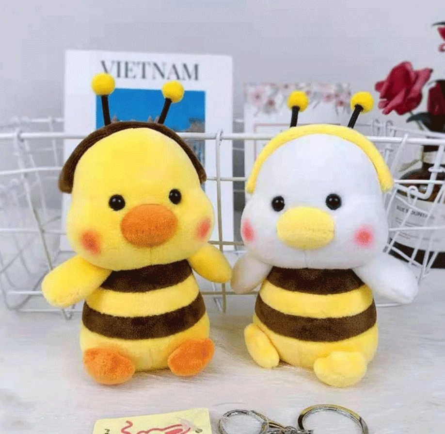 New Promotional Customized Animal Soft Plush Toys Bee Plush Stuffed Toys