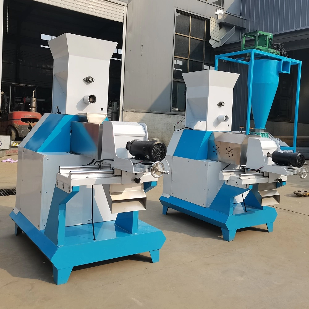 Floating Feed Extruder Verarbeitungsmaschinen Garnelen Haustier Hund Tiernahrung Pellet-Herstellung Maschine Niedriger Preis Fisch Futtermaschine