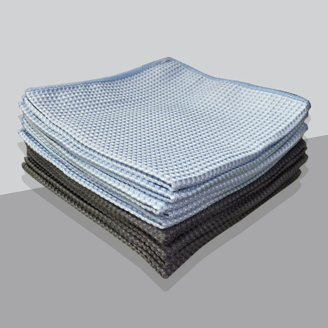 265GSM 30*40cm Microfiber Waffle Cleaning Cloth Kitchen Towel Strong Absorbent Wholesale/Supplier Car Hotel Waffle Towel Kitchen Towel