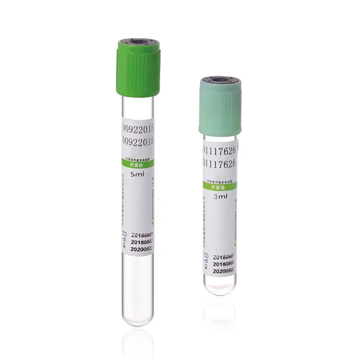 0,5mL K2 EDTA Lithium heparin Micro Medical muestra de sangre Tubos con tapa de rosca púrpura