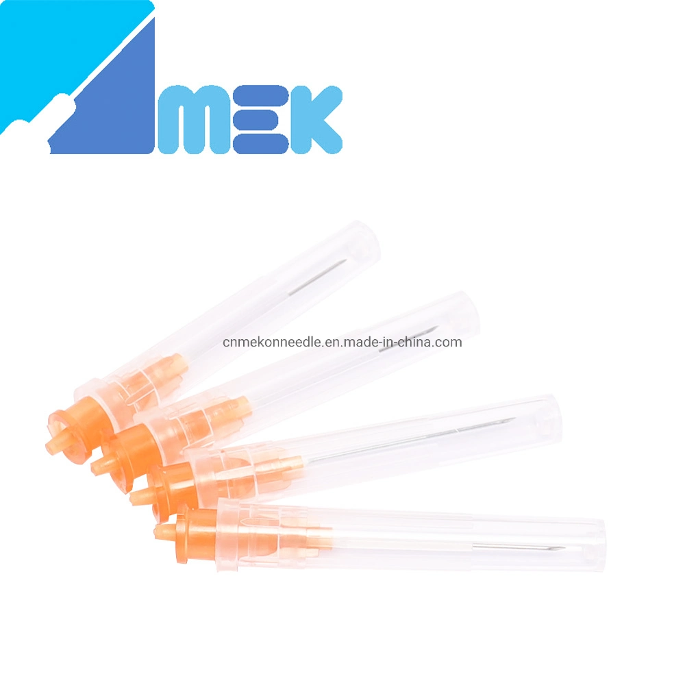 Low Residual Hypodermic Needle for Syringes 14G-33G