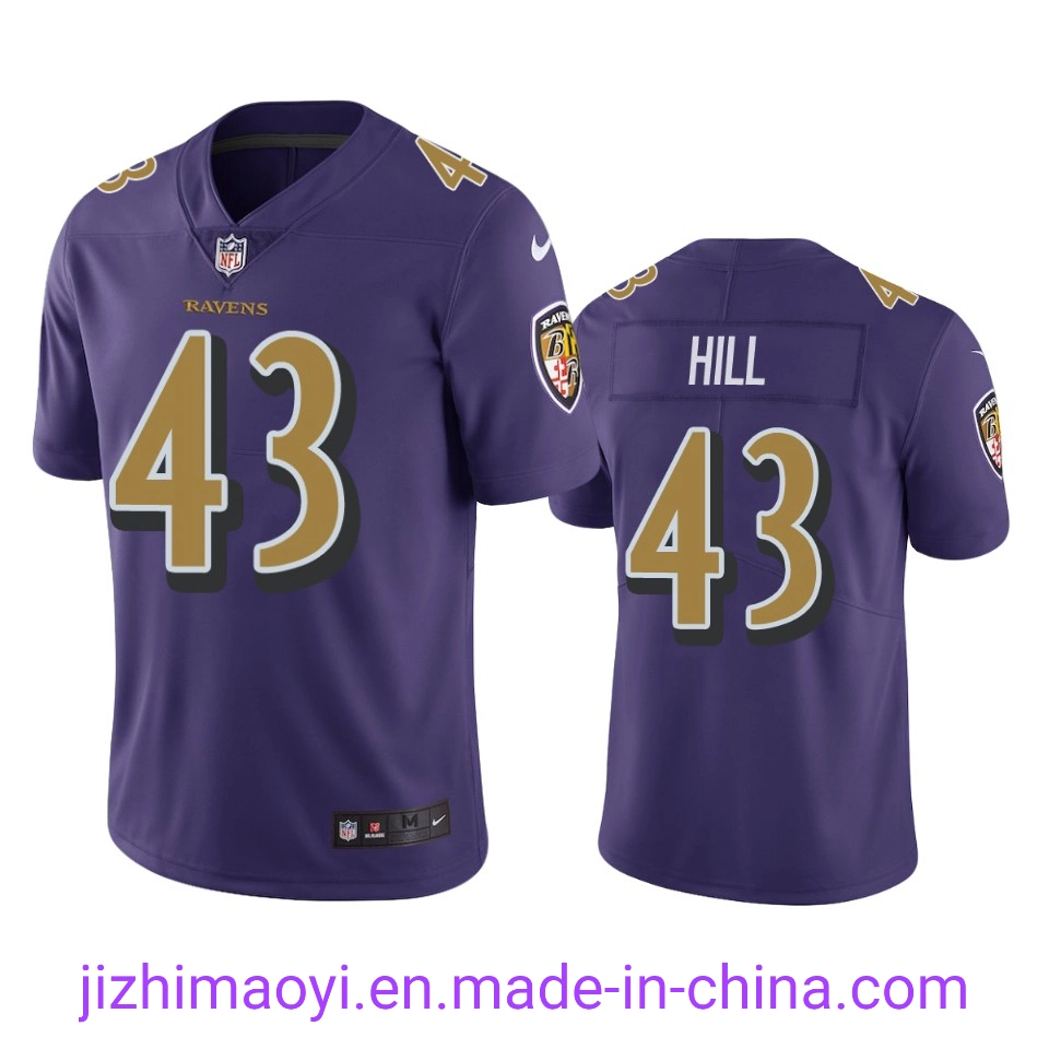 Wholesale/Supplier Custom Ravens Lamar Jackson Ronnie Stanley Marlon Humphrey Justin Tucker Baltimore Football Elite Game Legend Limited Jersey