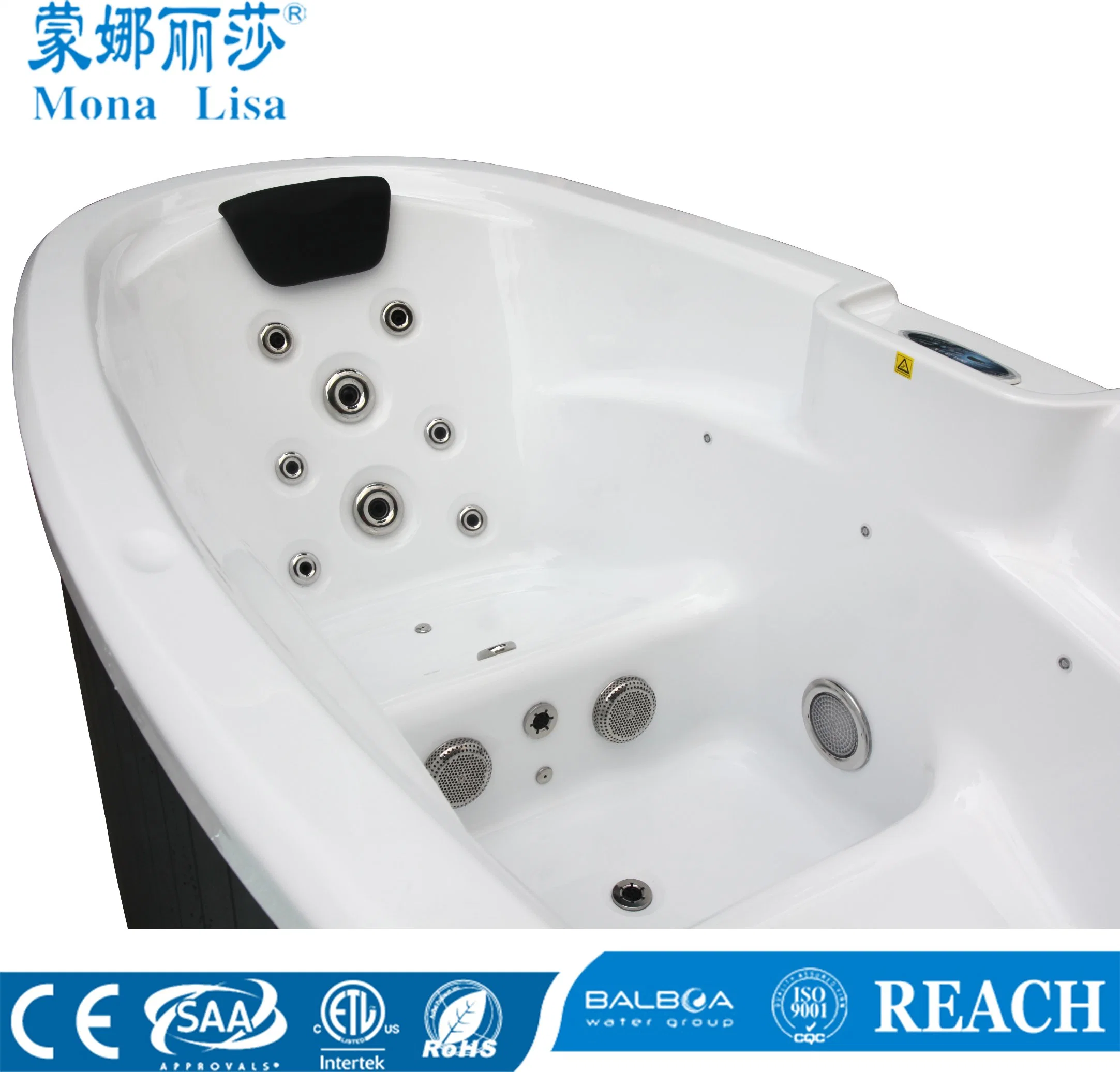 Monalisa Deluxe Double Massage Whirlpool Hot Tub (M-3360)