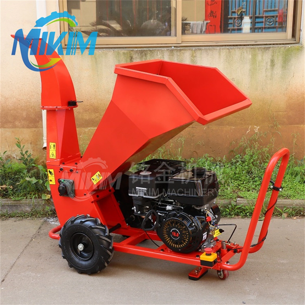 Grass Coconuts Shell Straw Wood Shredding Sawdust Making Machine Garden Waste Wood Crushing Grinding Machinery Shredder Electric Brush Wood Chipper Machine