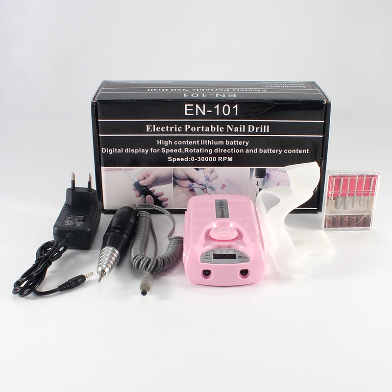 Rechargeable Nail Drill 30000rpm with Drill Bits Set