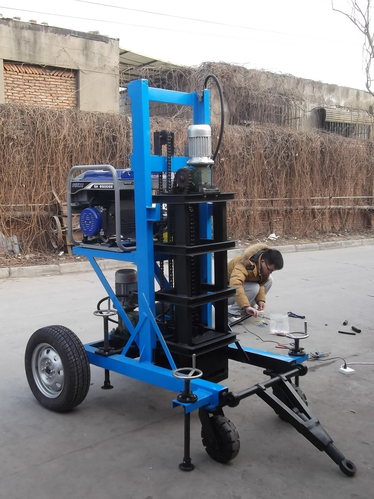 C126 Electrical Standard Penetration Test (SPT) Apparatus for Soil Field Strength Analysis