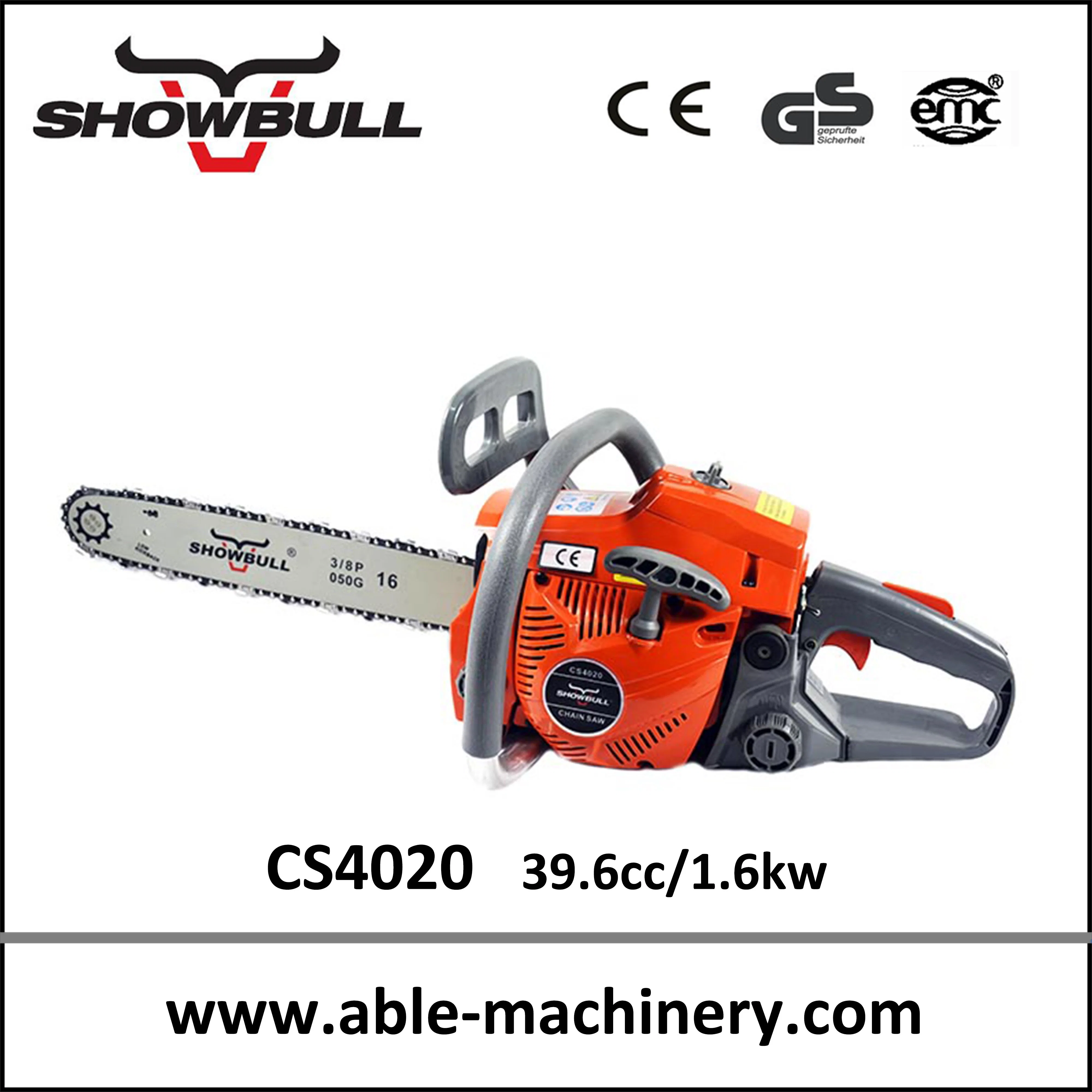 Hot Sales Showbull Nice Design Garden Tool Chain Saw CS4020