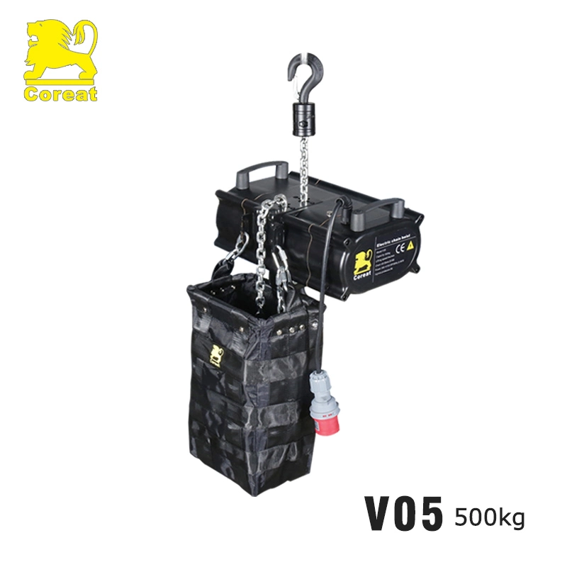 Electric Stage Motor Mode Stage Hoist Controller Lifting 500kg Electric Chain Hoist