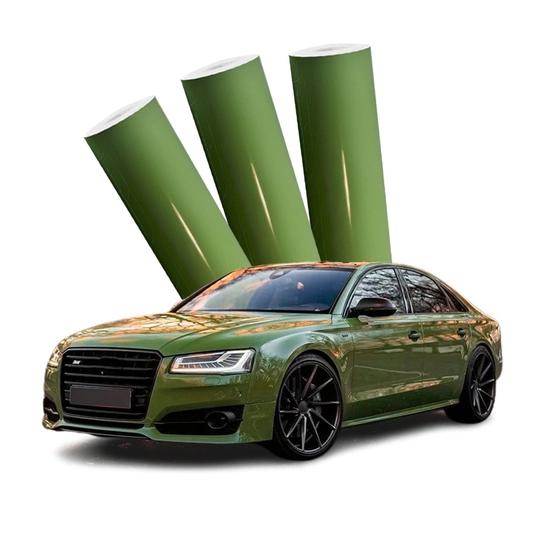 Beikaer Air Bubble Free British Racing Green Pet Car Body Dekorationsverpackung Vinyl Folie