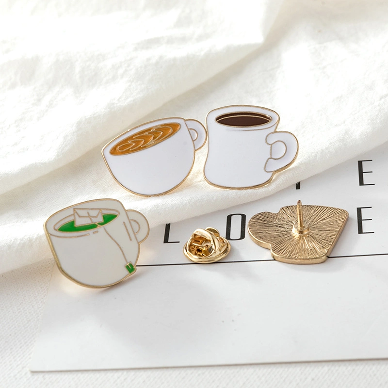 Wholesale/Supplier Personalized Jewelry Trendy New Coffee Lapel Pin Brooches