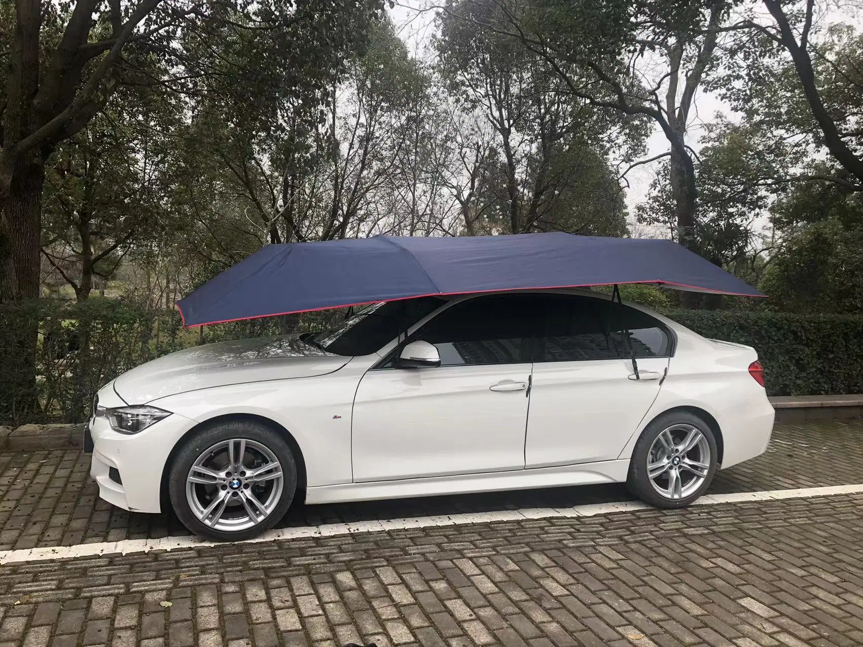 4.6 4.8m 5.2m Newest Fully Automatic Remote Control Outdoor Car Vehicle Tent Umbrella Car Shade Sunshade Cover Outdoor Car Cover