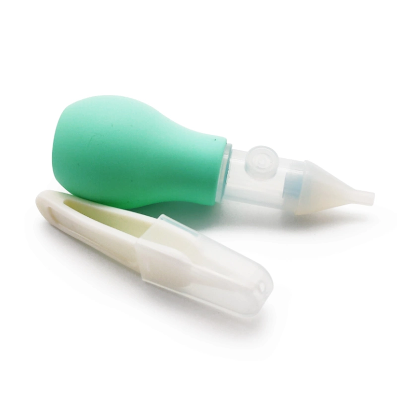 Wholesale/Supplier Newborn Baby Nasal Aspirator Vacuum Nase Cleaners Manual Silicone Nasal Aspirator