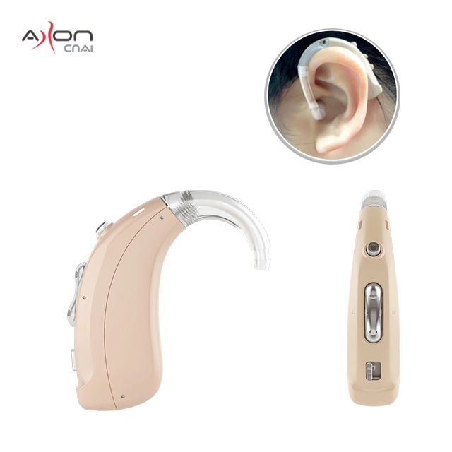 Portable Handfree Bte Seniors Hearing Aid Comfortable Medical Sound Amplifier for Hearing Loss a-209d