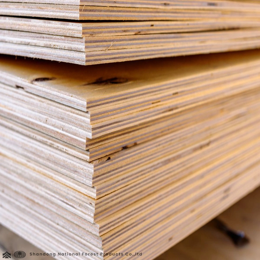 4 6 9 12 15 18mm Waterproof Poplar Core Brich Bintangor Veneer Laminated Marine Commercial Plywood for Construction