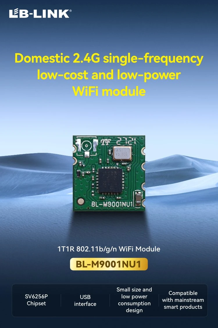 Module USB WiFi4 lb-Link BL-M9001nu1 1T1R 802.11b/G/N