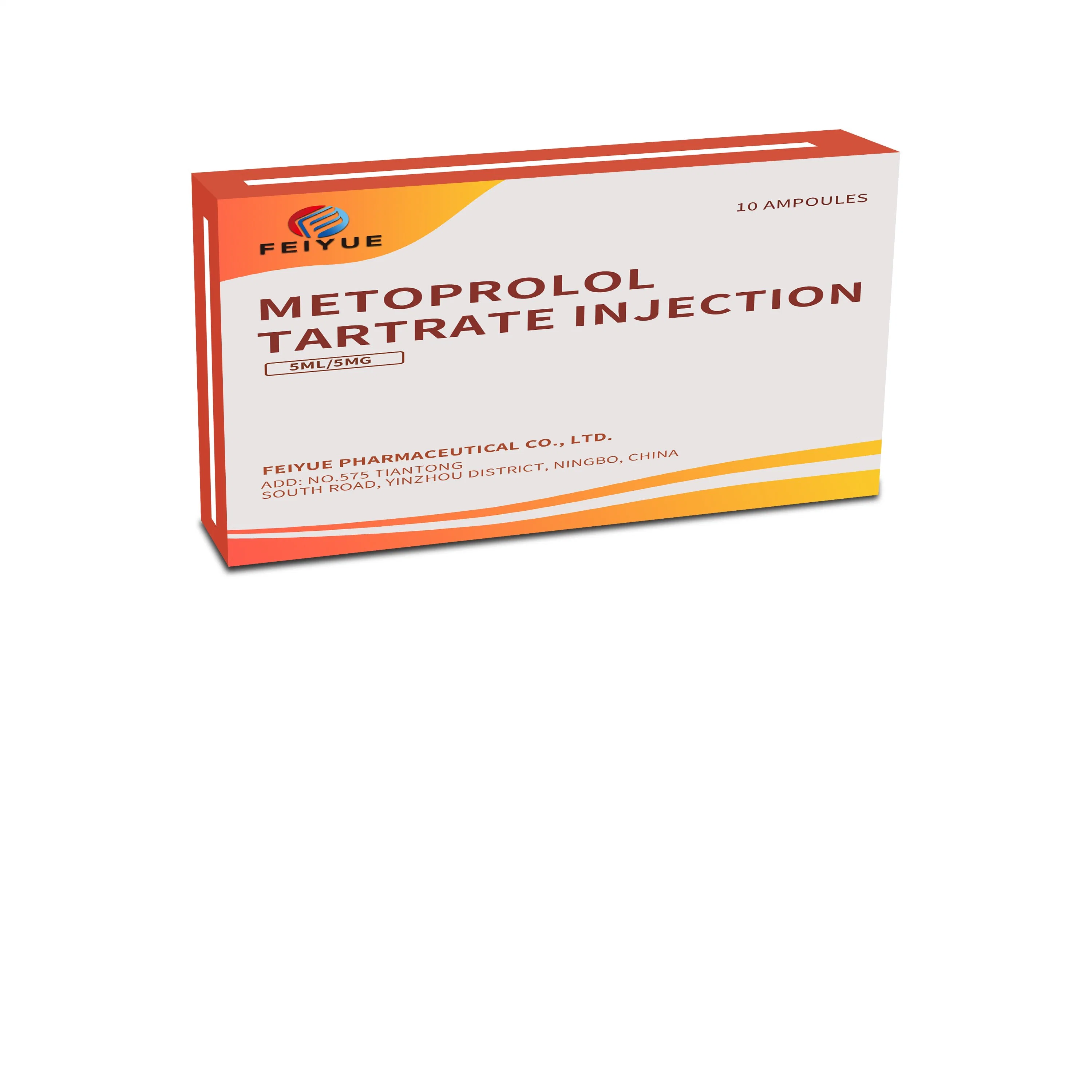 GMP Metoprolol Tartrate Injection 5ml: 5mg