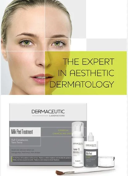 Hot Sale Dermaceutic Milk Peel Body Whitening Lighten Acne Marks Making The Skin Shiny Glutax Skin Whitening